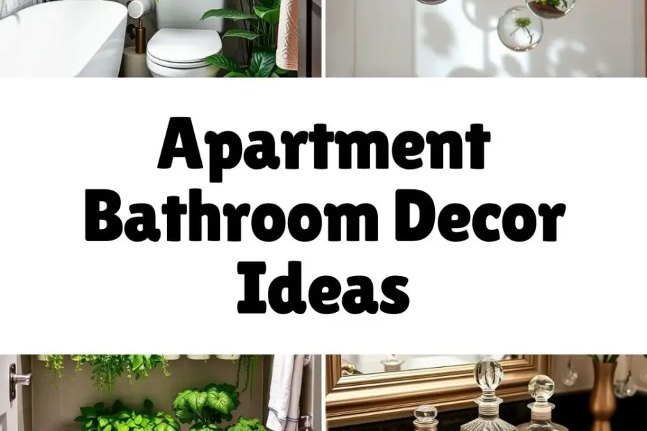 Apartment Bathroom Decor Ideas