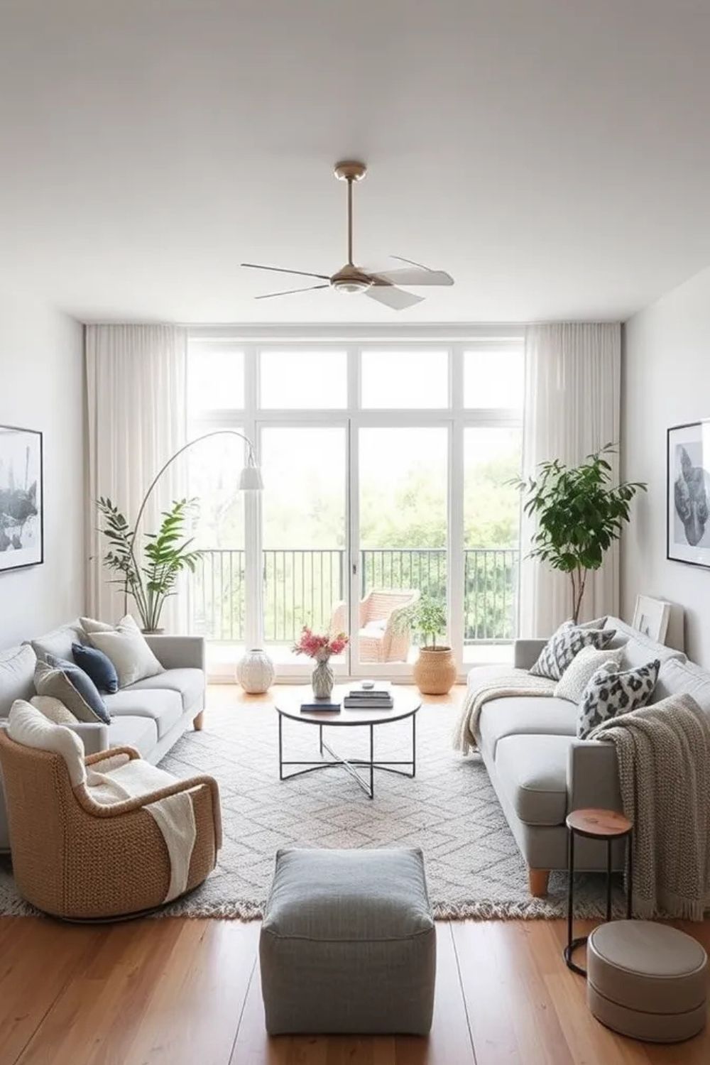 Picture of 35 Scandinavian Living Room Ideas - Creating Your Cozy Nordic Haven