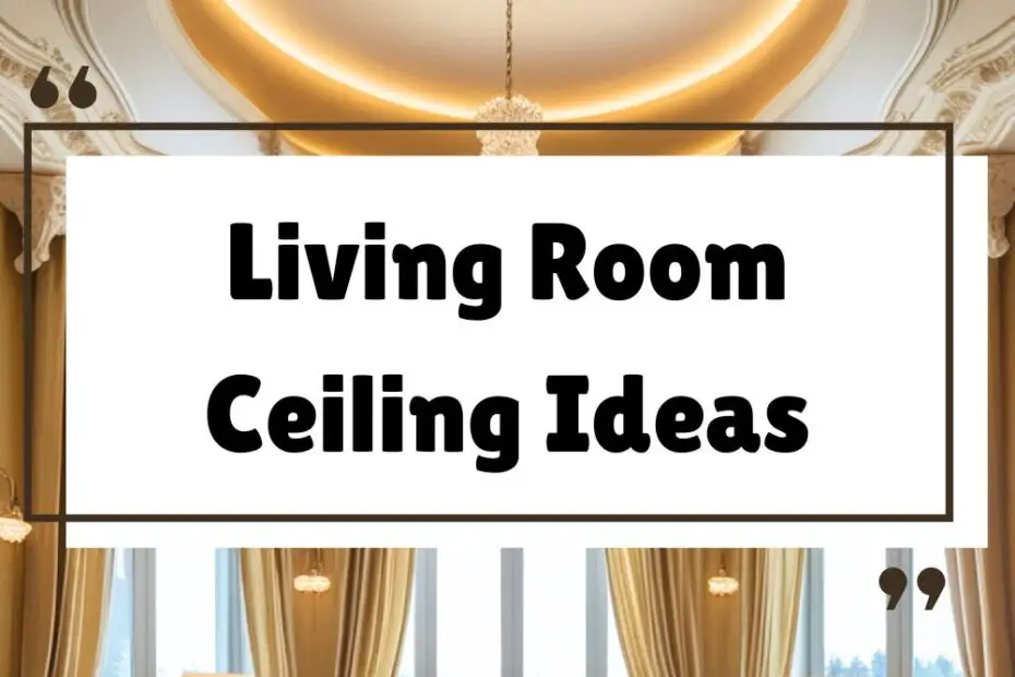 Living Room Ceiling Ideas