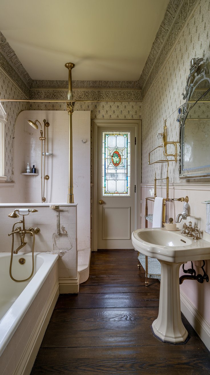 Ornate Brass Fixtures