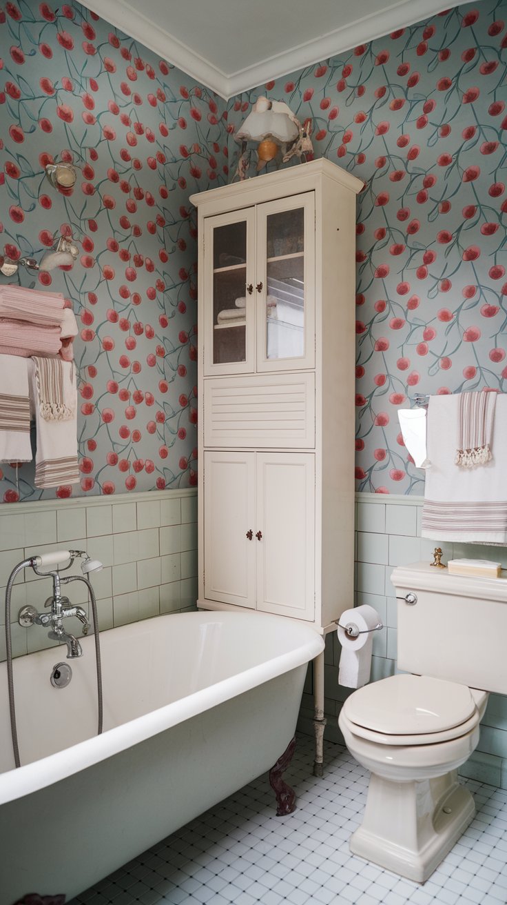 Vintage-Inspired Wallpaper