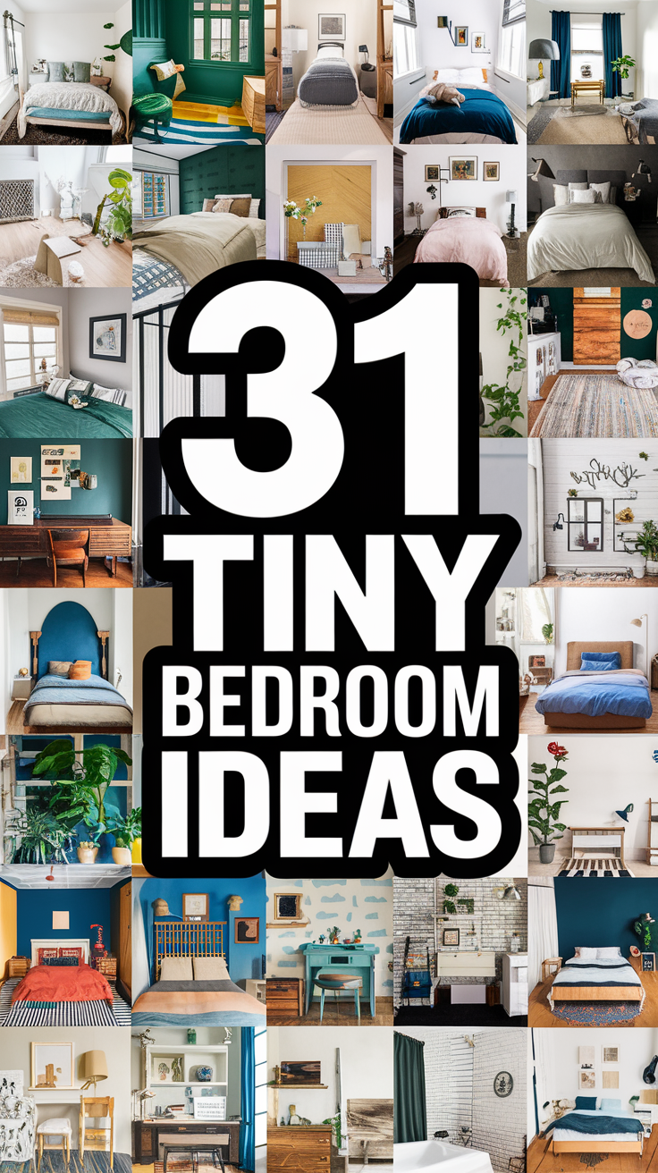 31 Tiny Bedroom Ideas (From Cluttered to Cozy) Smart Solutions I Wish I ...