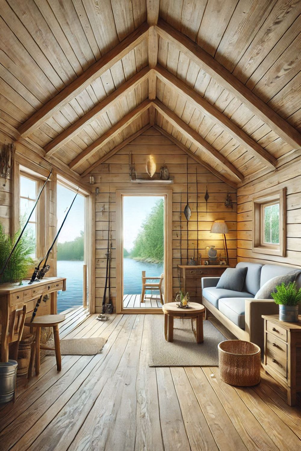 31 Small Fishing Cabin Interior Ideas - Space-Saving Design Tips
