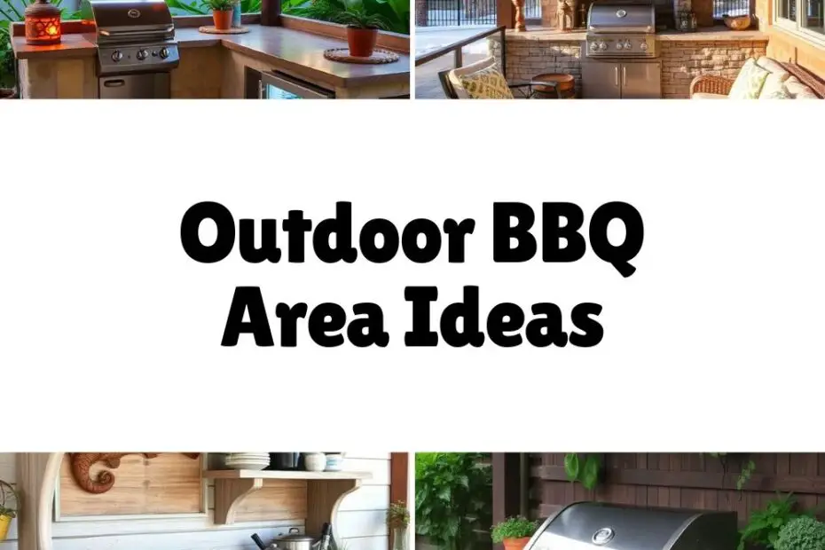 Outdoor BBQ Area Ideas