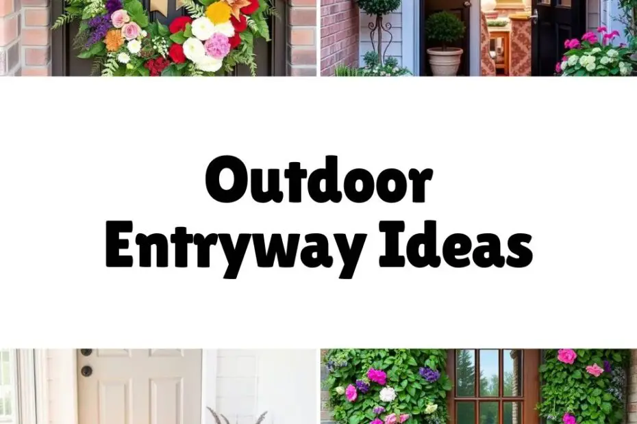 Outdoor Entryway Ideas