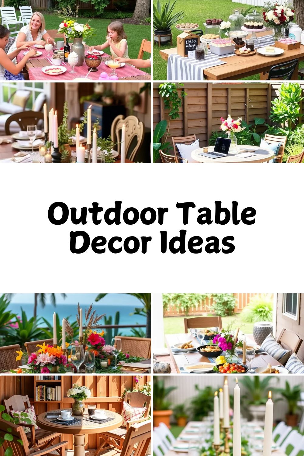 31 Outdoor Table Decor Ideas to Transform Your Backyard Dining Space