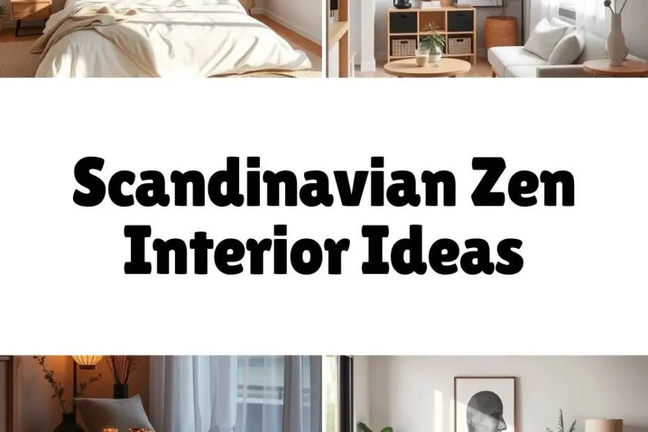 Scandinavian Zen Interior Ideas