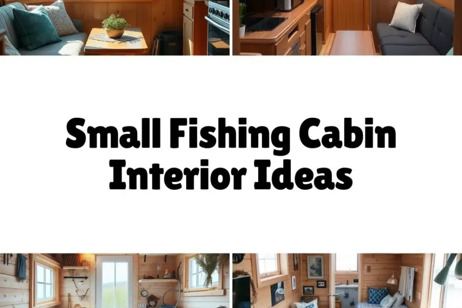 Small Fishing Cabin Interior Ideas