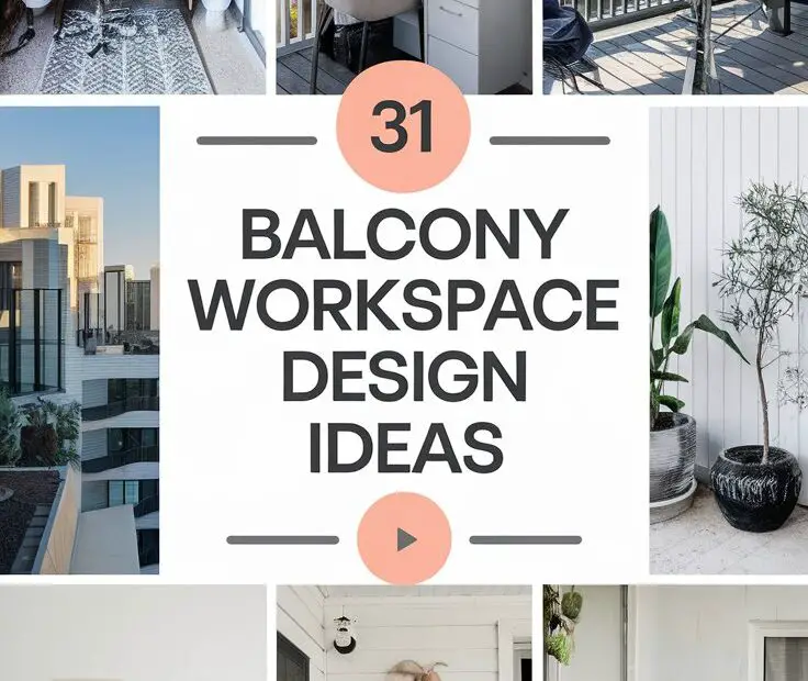 31 Balcony Workspace Design Ideas