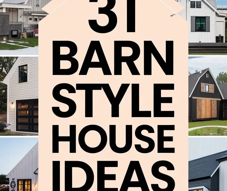 31 Barn Style House Ideas