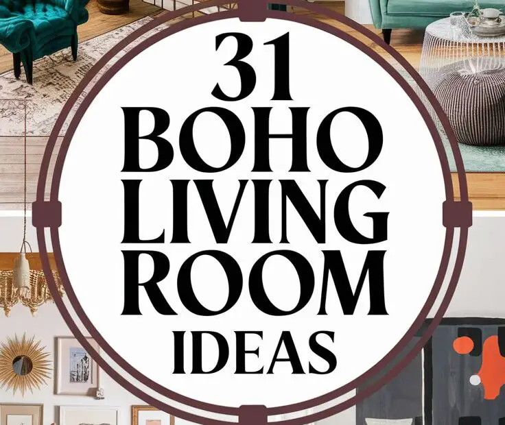 31 Boho Living Room Ideas