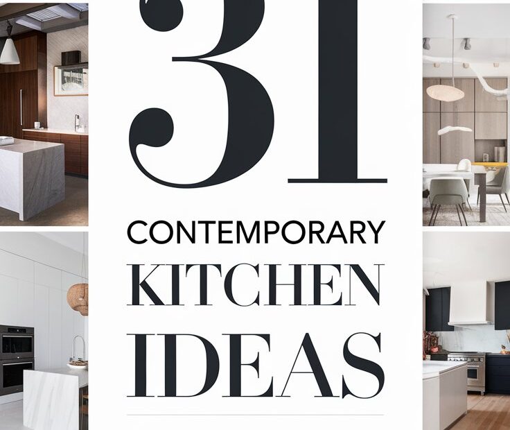 31 Contemporary Kitchen Ideas