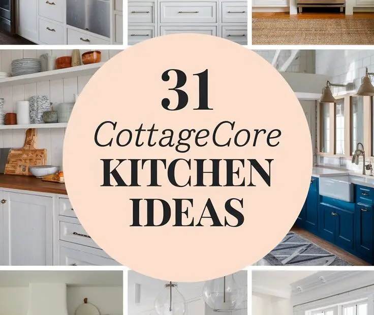 31 Cottagecore Kitchen Ideas