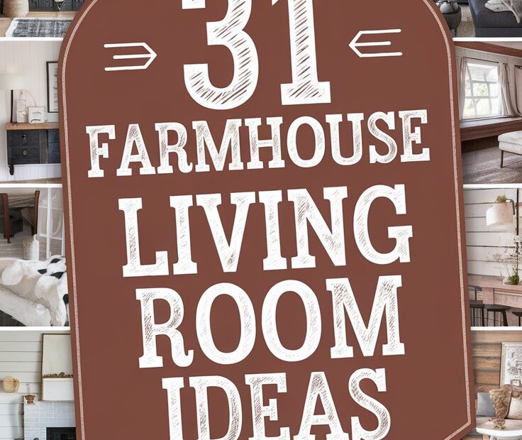 31 Farmhouse Living Room Ideas