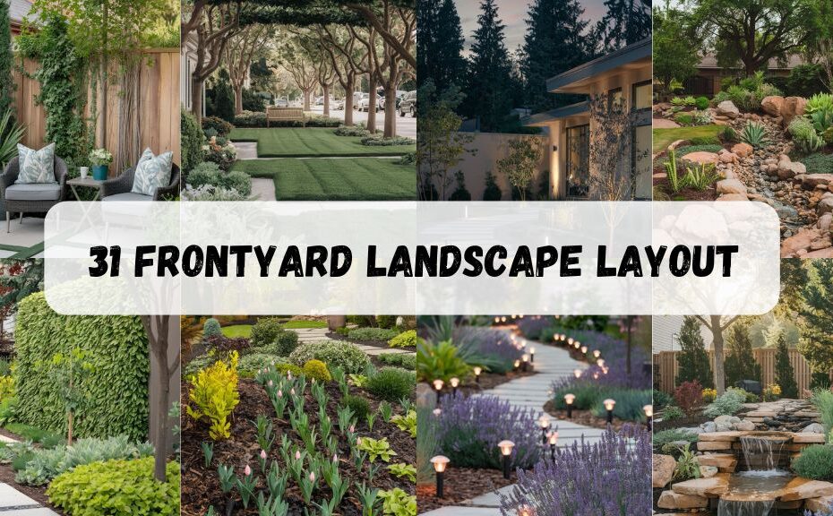 31 Frontyard Landscape Layout Ideas