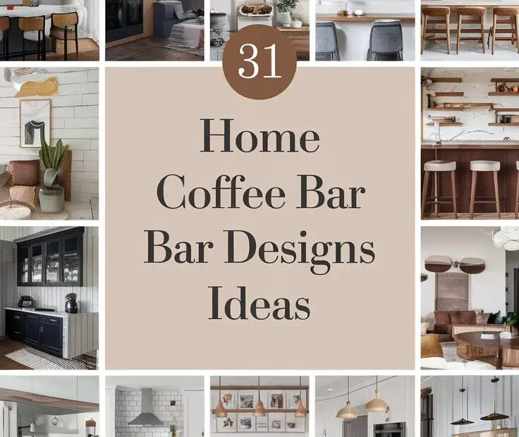 31 Home Coffee Bar Designs Ideas (2)