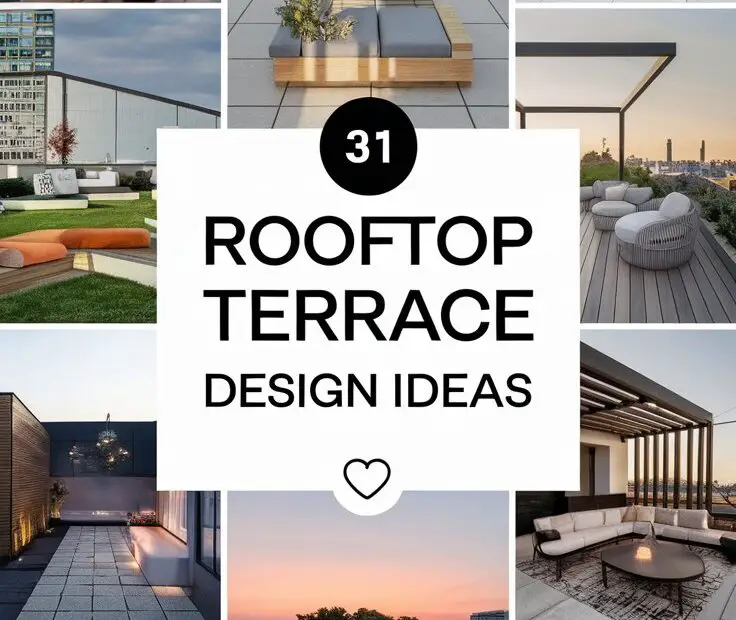 31 Rooftop Terrace Design Ideas