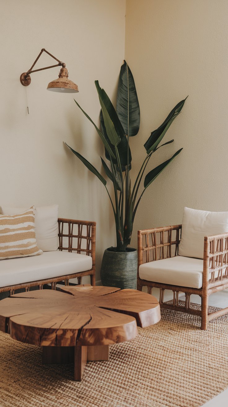 Bamboo and Rattan Furniture Mix