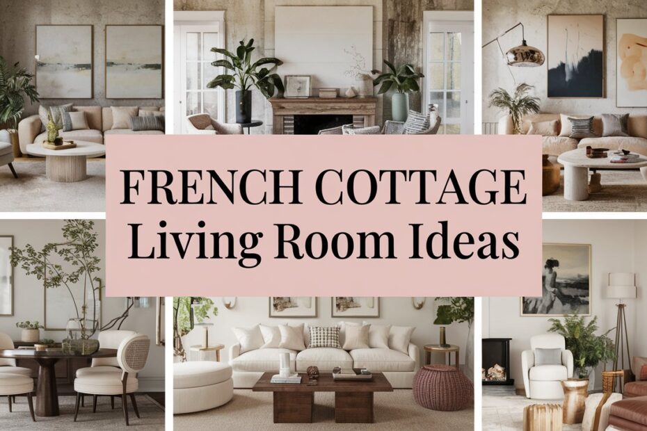 French Cottage Living Room Ideas