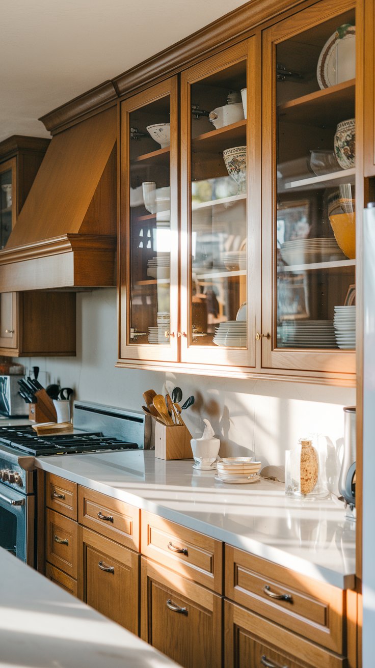 Glass Front Cabinet Conversion
