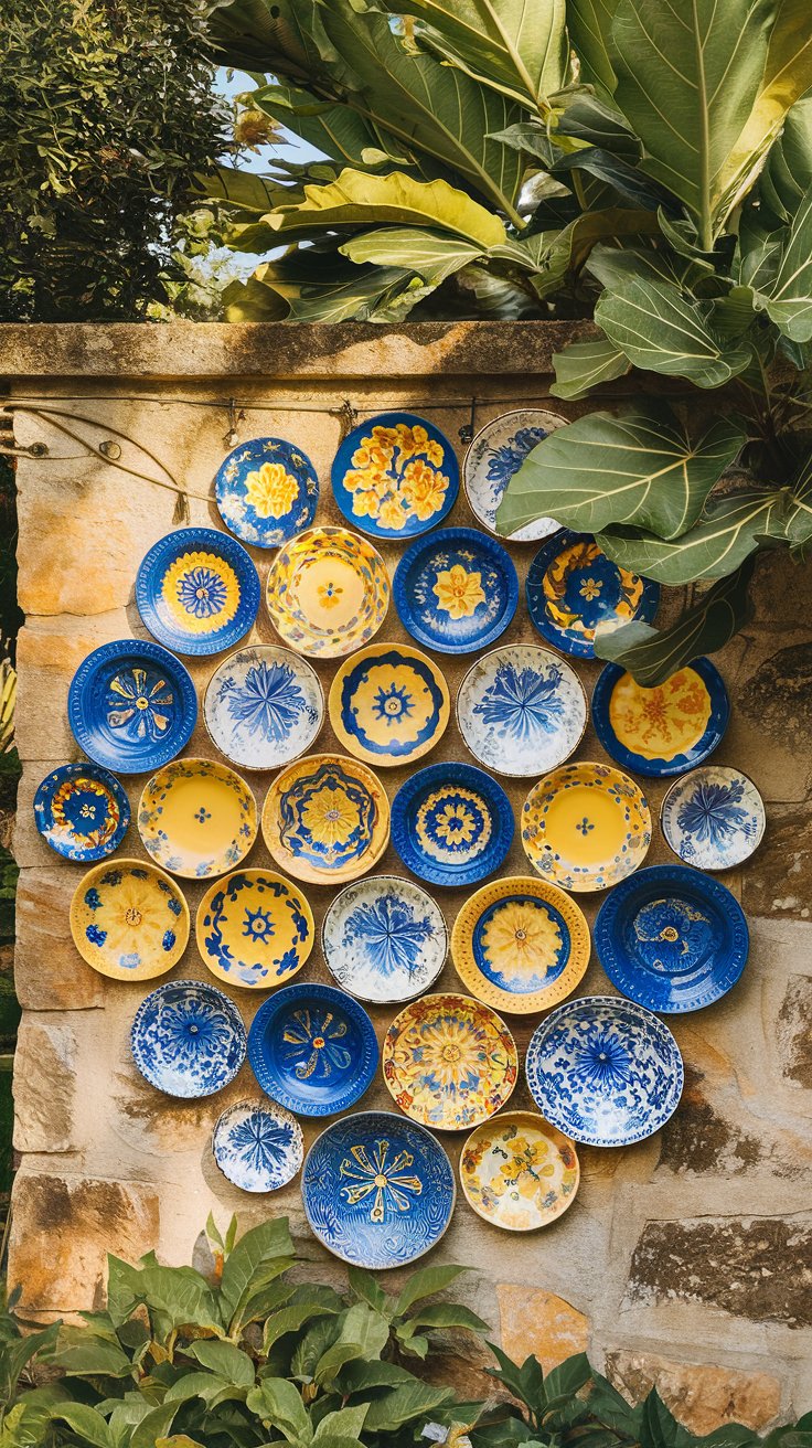 Mediterranean-Style Ceramic Plates