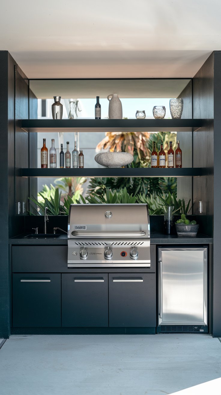 Modern Minimalist BBQ Station