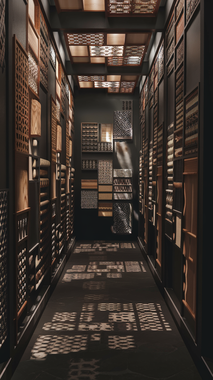 Natural Wood and Stone Accents