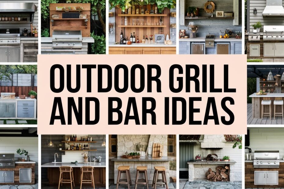 Outdoor Grill and Bar Ideas