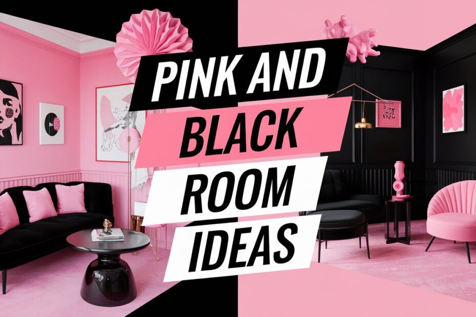 Pink and Black Room Ideas