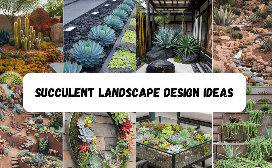 Succulent Landscape Design Ideas