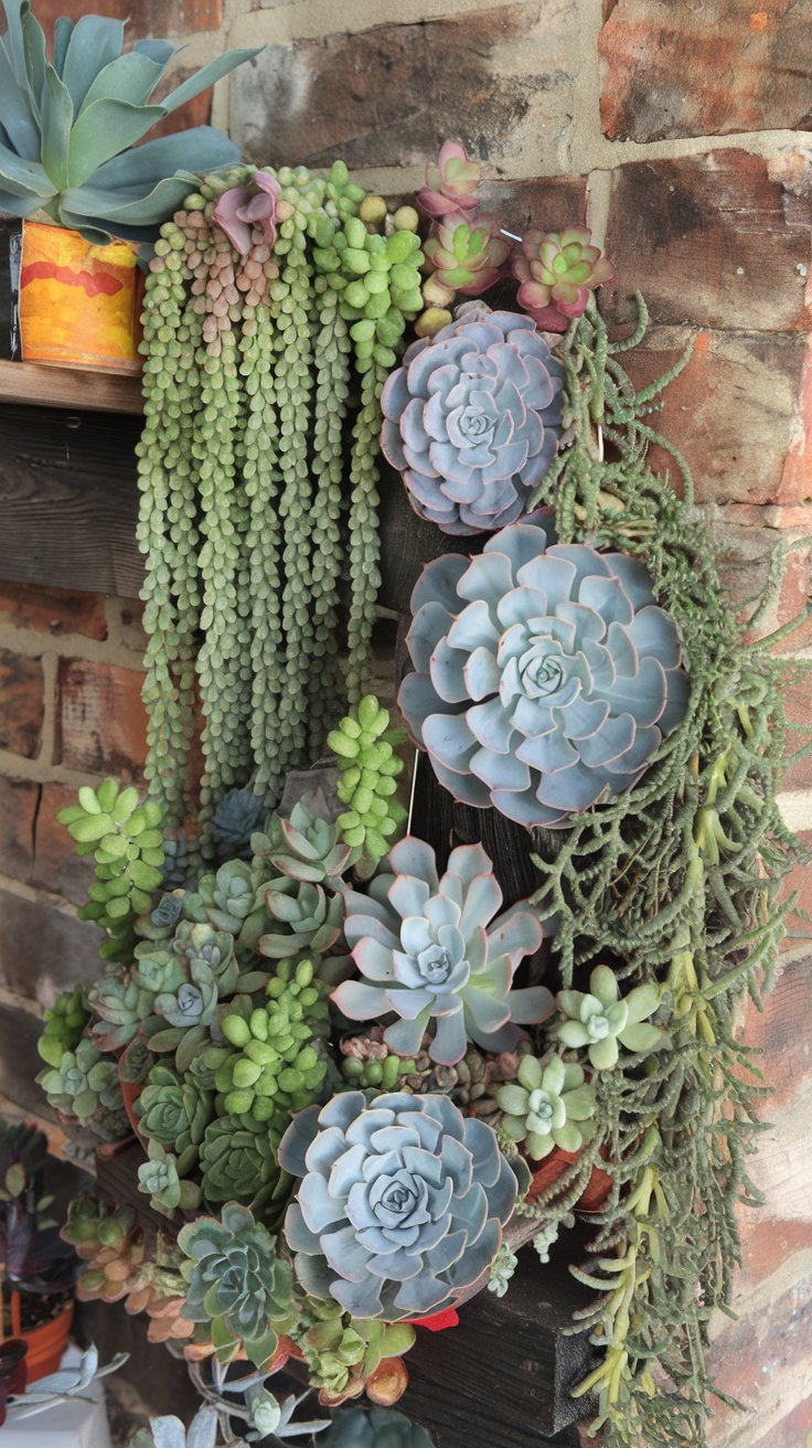 Succulent Rain Garden