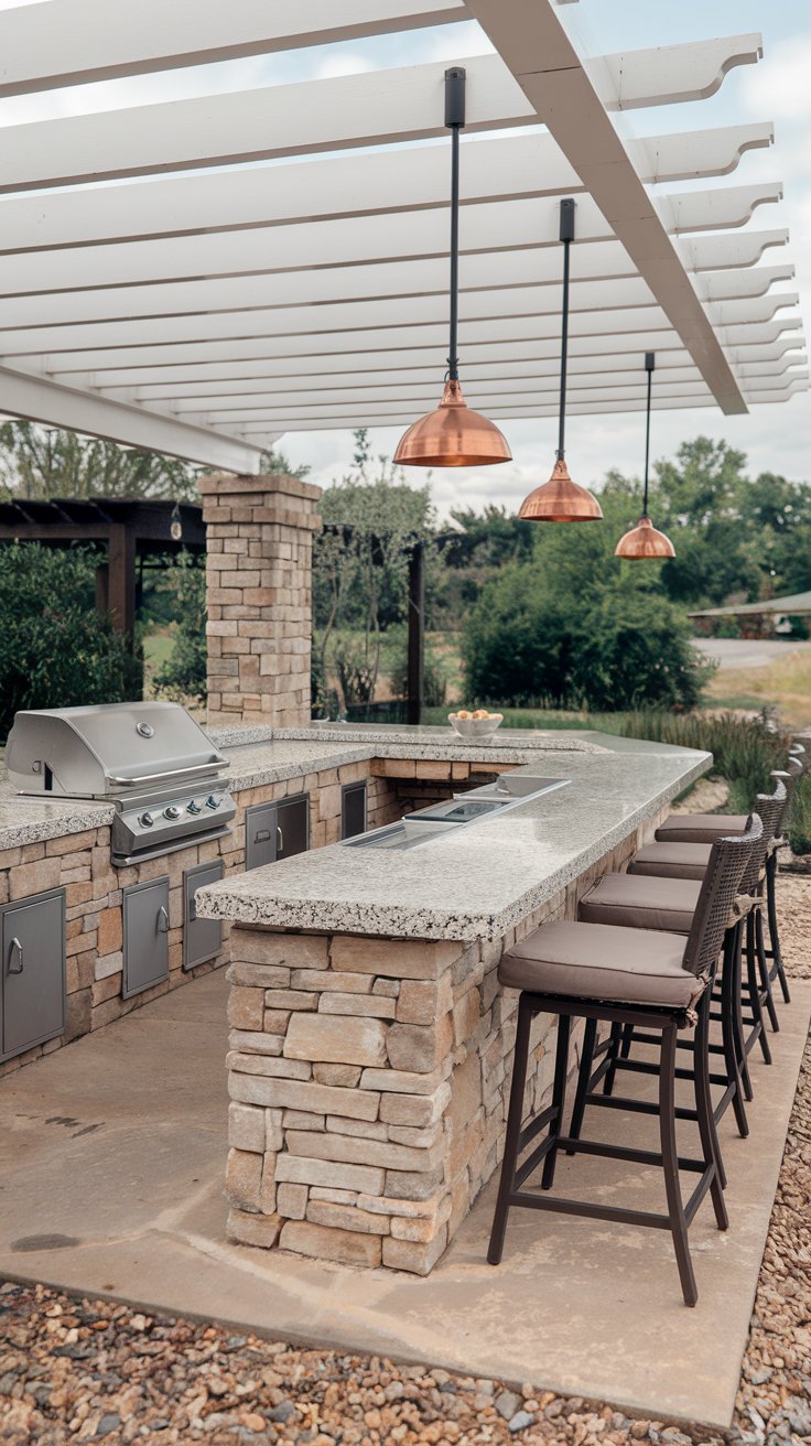 The Classic Stone Bar and Grill Station