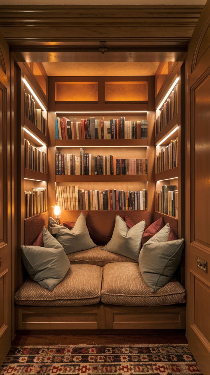 Under-Stairs Reading Nook