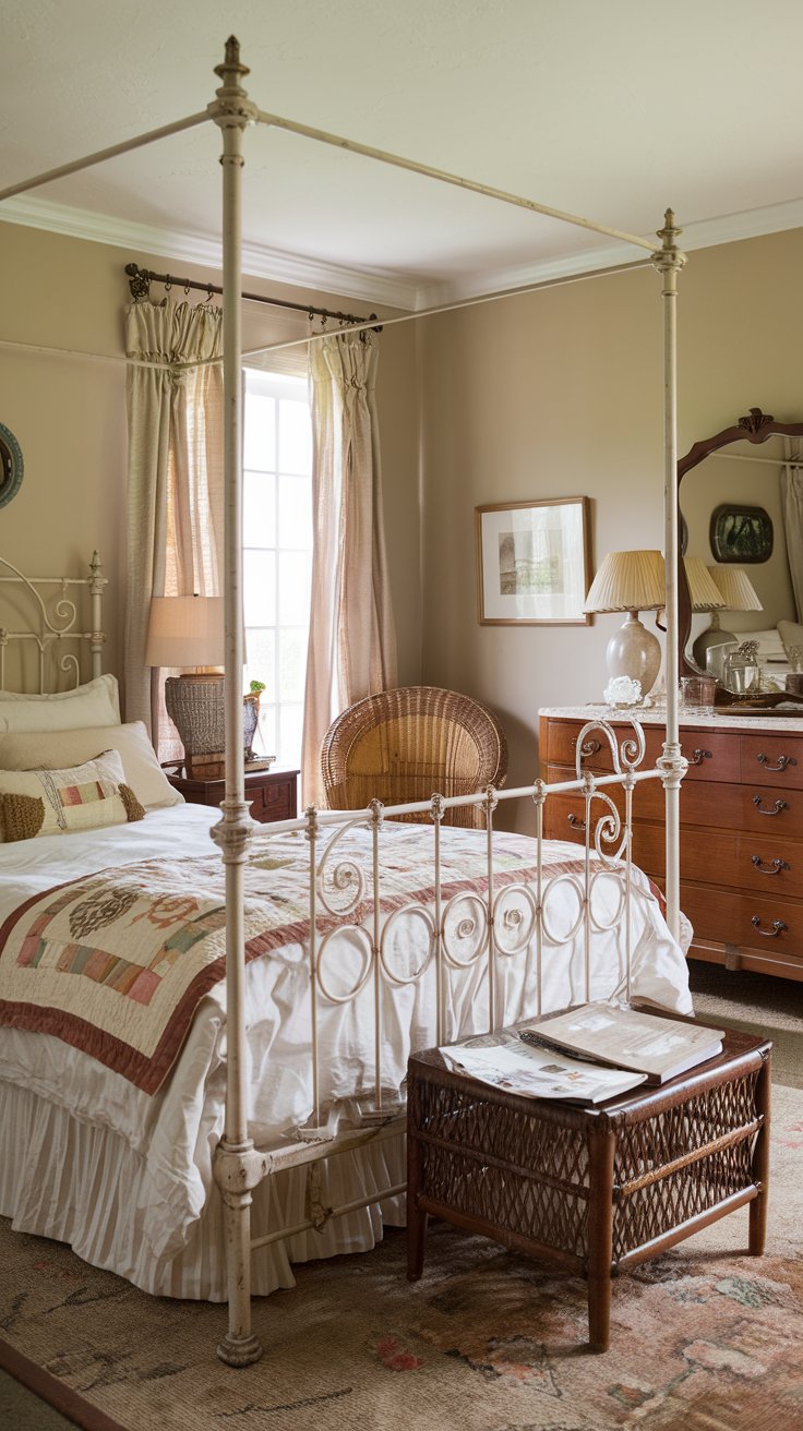 Vintage Iron Bed Frame