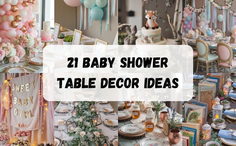 21 Baby Shower Table Decor Ideas
