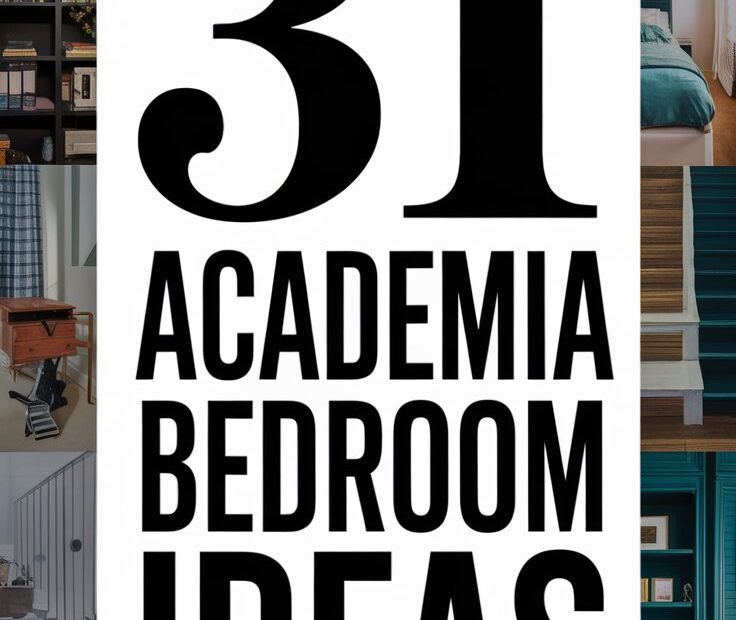 31 Academia Bedroom Ideas