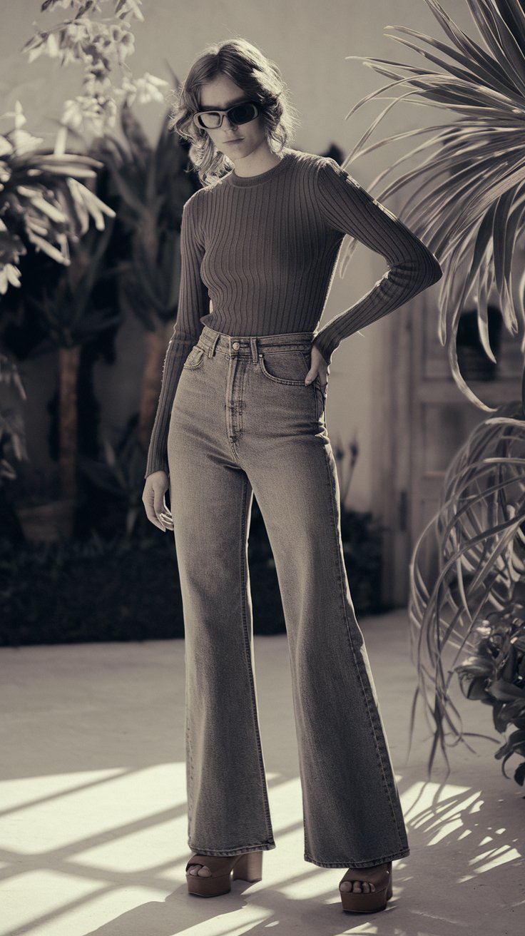 70s-Inspired Flared Jeans (Because Bell Bottoms Never Get Old)