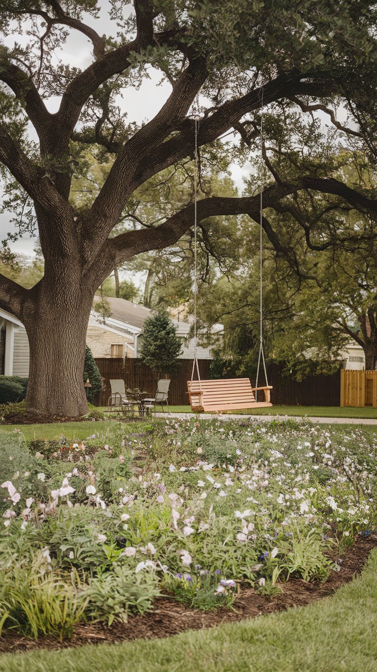 Add a Charming Tree Swing