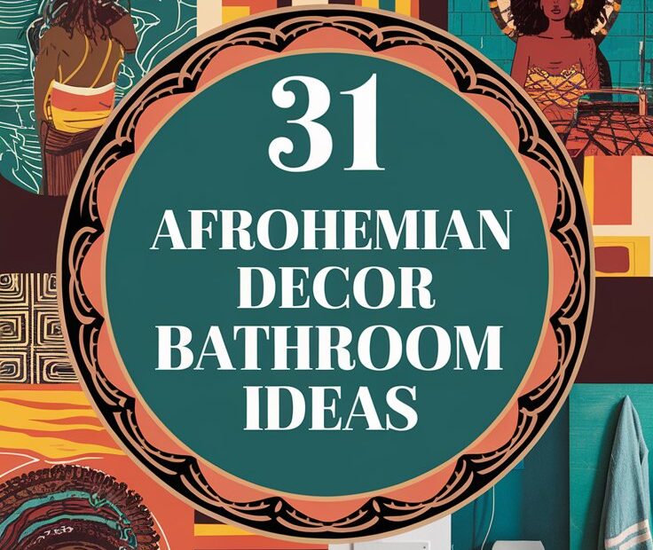 Afrohemian Decor Bathroom Ideas