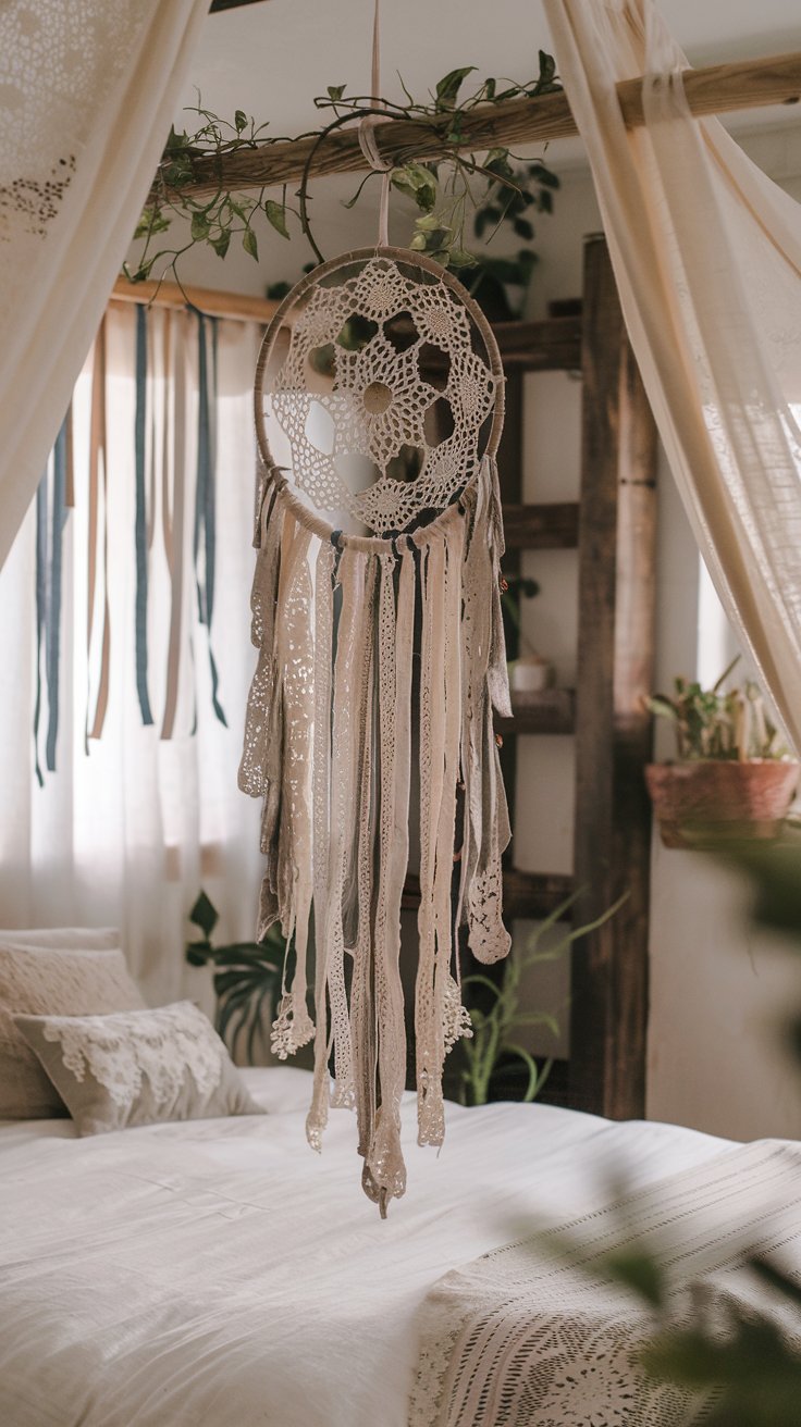 Antique Doily Dreamcatcher