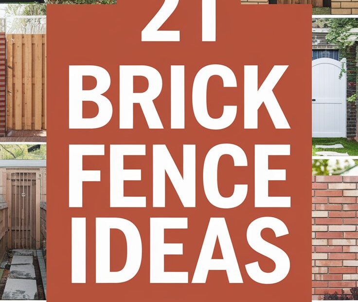 Brick Fence Ideas