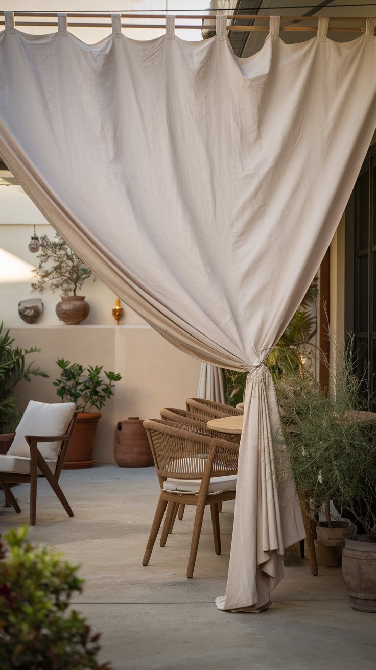 Canvas Drop Cloth Curtains