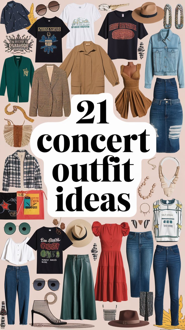 21 Concert Outfit Ideas For Every Music Genre Without Trying Too Hard