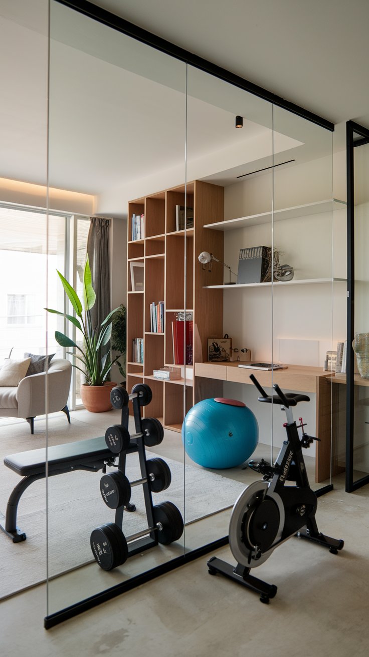 Convertible Exercise Equipment as Office Furniture