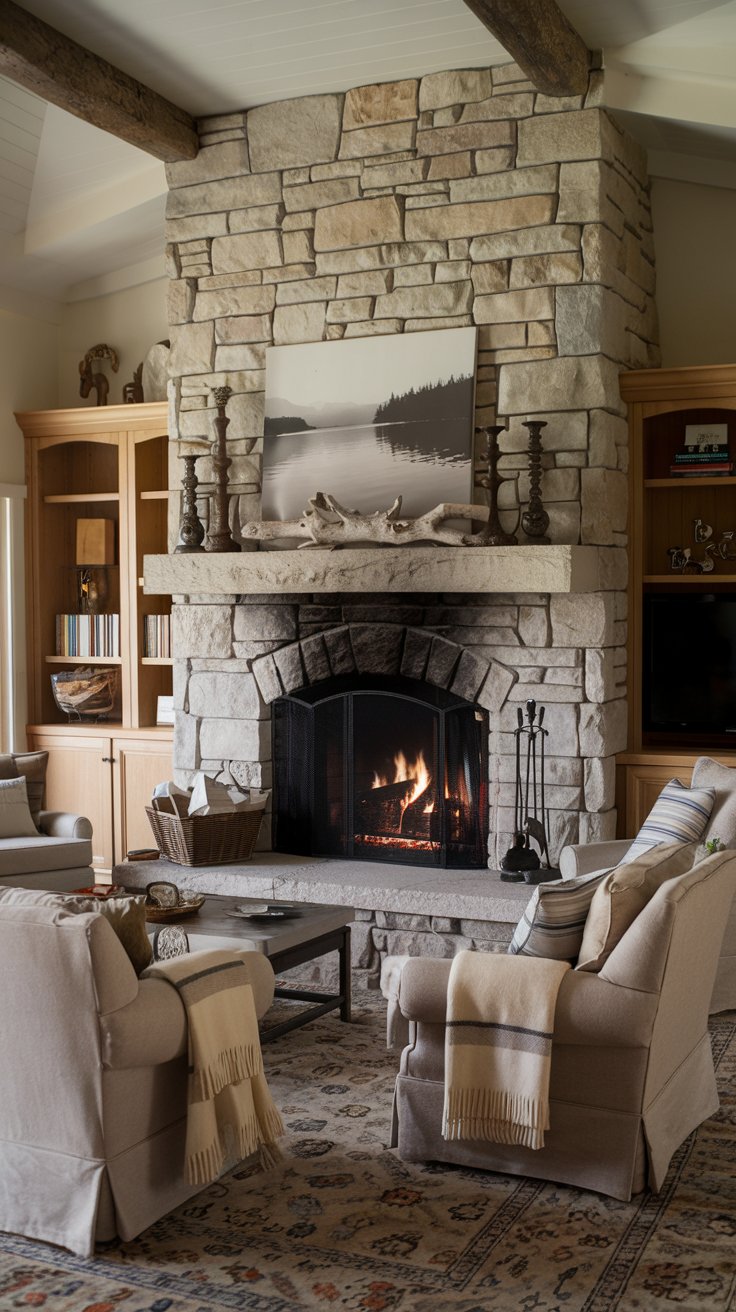 Cozy Fireplace Focal Point