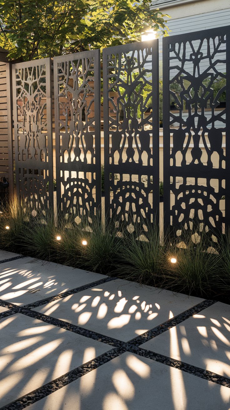 Decorative Metal Panel Screens