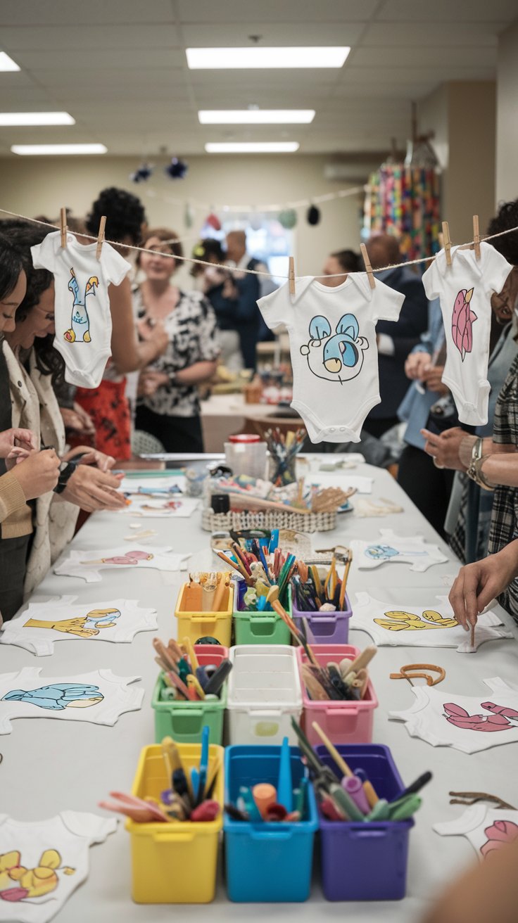Interactive Onesie Decorating Station