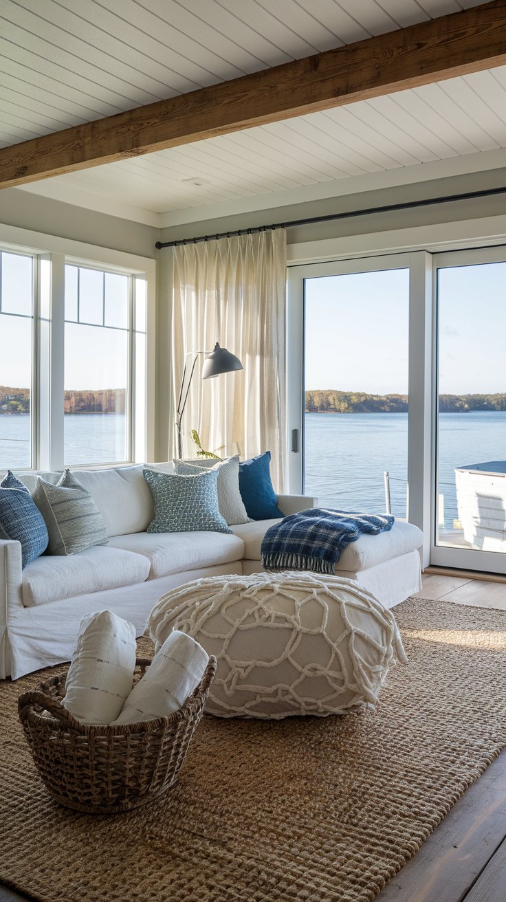 Laid-Back Lake House Textiles