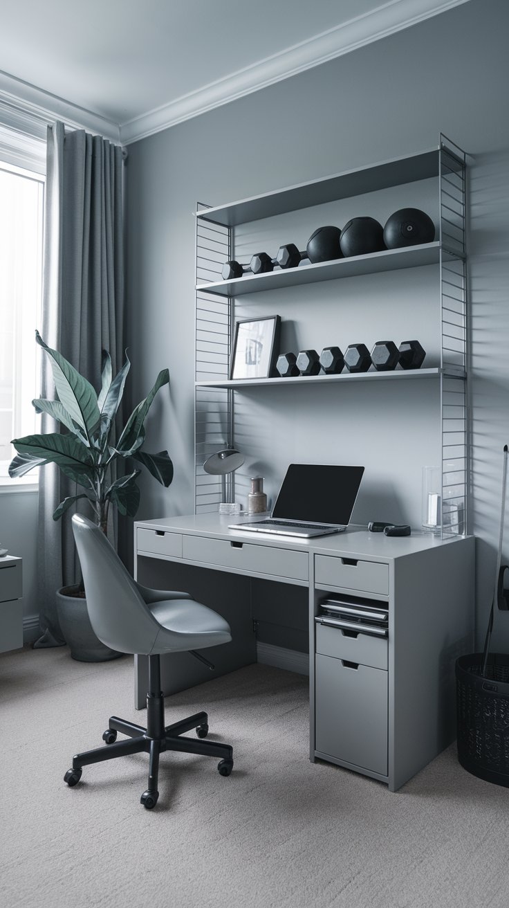 Minimalist Setup with Multi-Purpose Equipment