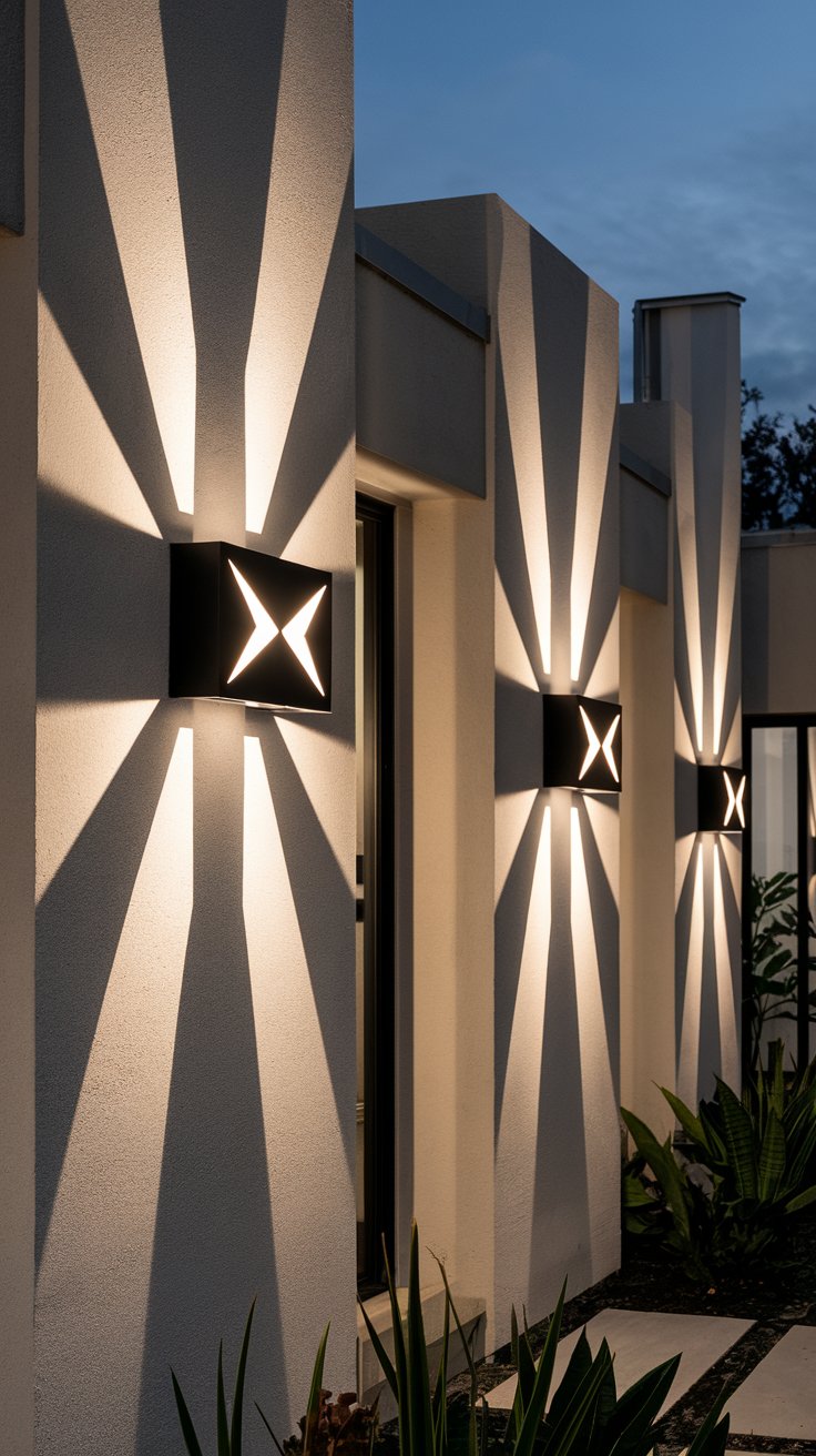 Modern Geometric Wall Sconces